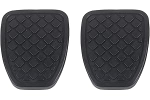 1Pair Clutch and Brake Pedal Pad,Keenso Rubber Brake Pedal Pad for Forester IMPREZA Outback