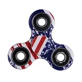 Balai Fidget Toy Hand Spinner Camouflage, Stress Reducer Relieve Anxiety and Camo (Flag Color)
