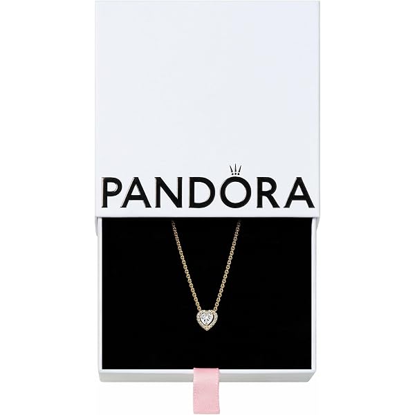 Amazon.com: PANDORA Sparkling Handwritten Love Collier Necklace