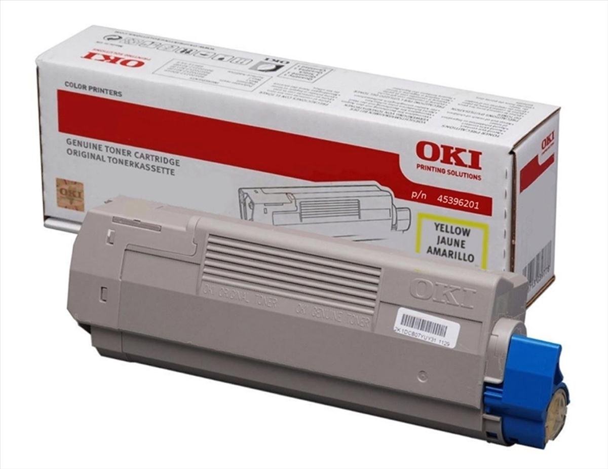 Oki 45396201 MC770 Toner Cartridges - Yellow
