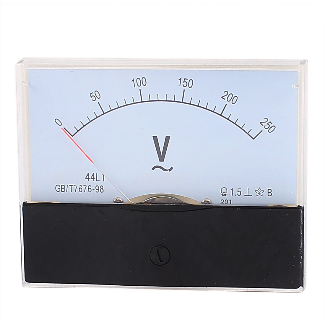 Sourcingmap AC 0-250V Analog Voltmeter Voltage Meter Measuring Gauge Class 1.5