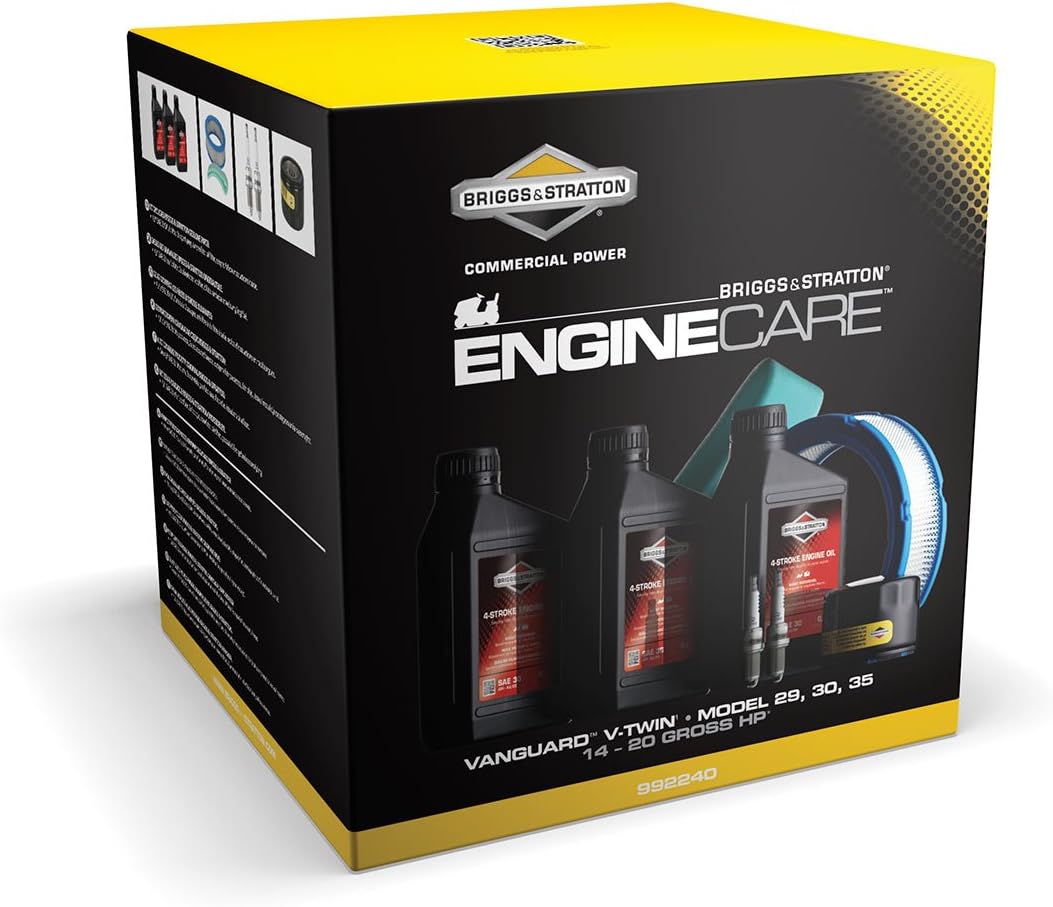 Briggs Stratton Motorpflege Kit Vanguard V Twin Modell 29 Modell 30 Modell 35 14 20 Gross Hp Amazon De Baumarkt