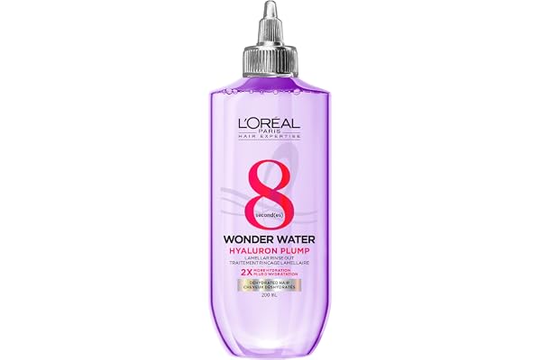 L'Oréal Paris Hair Expertise Hyaluron Plump Wonder Water, Lamellar Rinse Out Treatment, For Dehydrated Hair, 200ml
