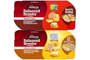 Generic Balanced Breaks Sargento Cheese and Crackers Variety Pack pepper jack and colby-jack natural cheeses and ritz mini crackers (12 pk.)