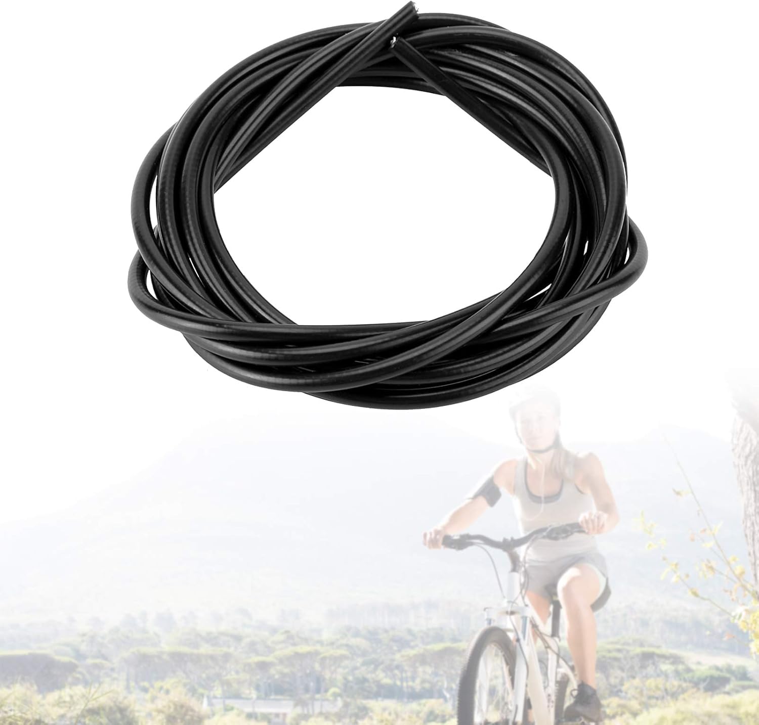 4mm Bicycle Shifting Cable Bike Wires for Road MTB Bikes (Black)