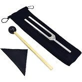 Miwayer Professional 384 Hz Tuning Forks for Healing, Medical, and Music - Multi-Frequency Tuning Fork Kit for Sound Therapy, Meditation, Chakra Balancing, and Instrument Tuning