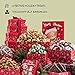 Benevelo Gifts 6 Tier Gourmet Holiday Gift Set (Chocolate Caramel Popcorn, Christmas Tree Pretzels)