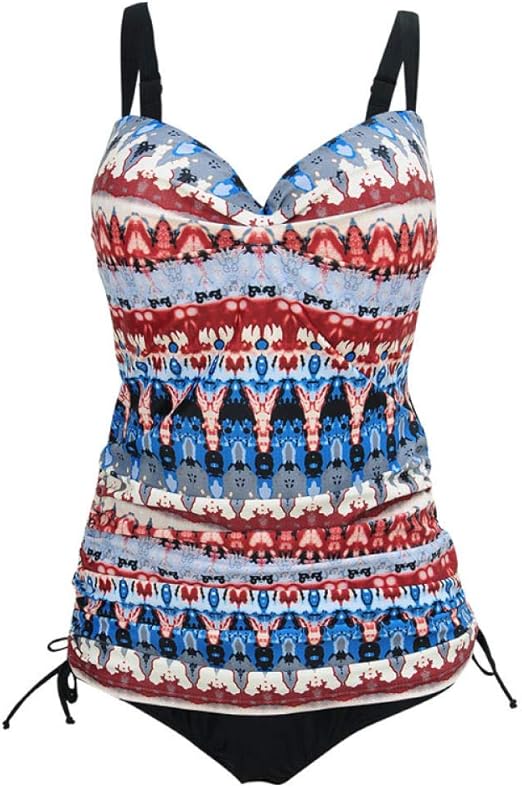 New Floral Printed Women One Piece Swimwear Large Size Swimsuit for Fat