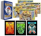 50 Random Pokemon Card Pack Lot - Featuring 1 Break Rare, Foils, Rares, and Holos! No Duplication! Includes 3 Custom Golden Groundhog Token Counters!
