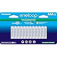 Panasonic BK-4MCCA12FA eneloop AAA 2100 Cycle Ni-MH Pre-Charged Rechargeable Batteries, 12-Battery Pack