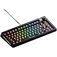 Glorious Gaming - GMMK 3 PRO Barebones Custom Keyboard Kit w/Knob, Custom Modular Aluminum Body & Gasket System, Hotswappable 75% Keyboard, Sound Dampening Foam, Aluminum Switch Plate ANSI (Black)