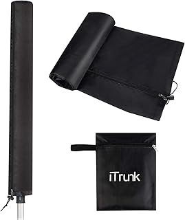 iTrunk Wäschespinne Schutzhülle, wasserdichte wetterfest stabilem Stoff hülle wäschespinne, Universal Abdeckung wäschespinne Extrem wasserabweisendes und UV schützendes Material(165 x 16 x 16cm)