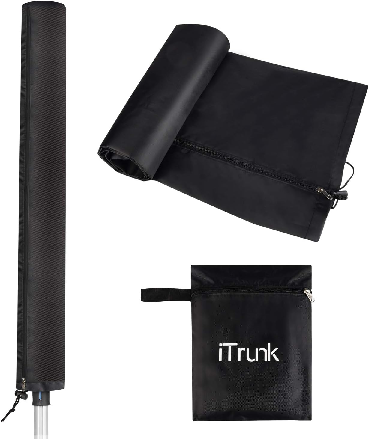 iTrunk Wäschespinne Schutzhülle, wasserdichte wetterfest stabilem Stoff hülle wäschespinne, Universal Abdeckung wäschespinne Extrem wasserabweisendes und UV schützendes Material(165 x 16 x 16cm)