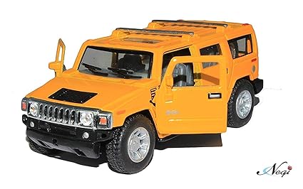 Negi Kinsmart Car 1:40 2008 Hummer H2 SUV Car Open Door Car Metal Car Die-Cast Car Pull Back Car (Any One & Colour May Vary) (2008 Hummer H2 SUV)