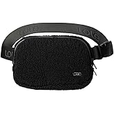 LOLË Lole - Sherpa Belt Bag, Unisex, Black, Black, Adjustable,Multipurpose