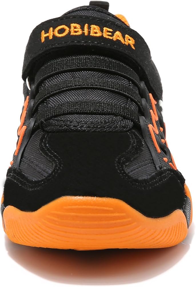 | HOBIBEAR Kids Breathable Knit Sneakers Lightweight Mesh Athletic Running Shoes | Running
