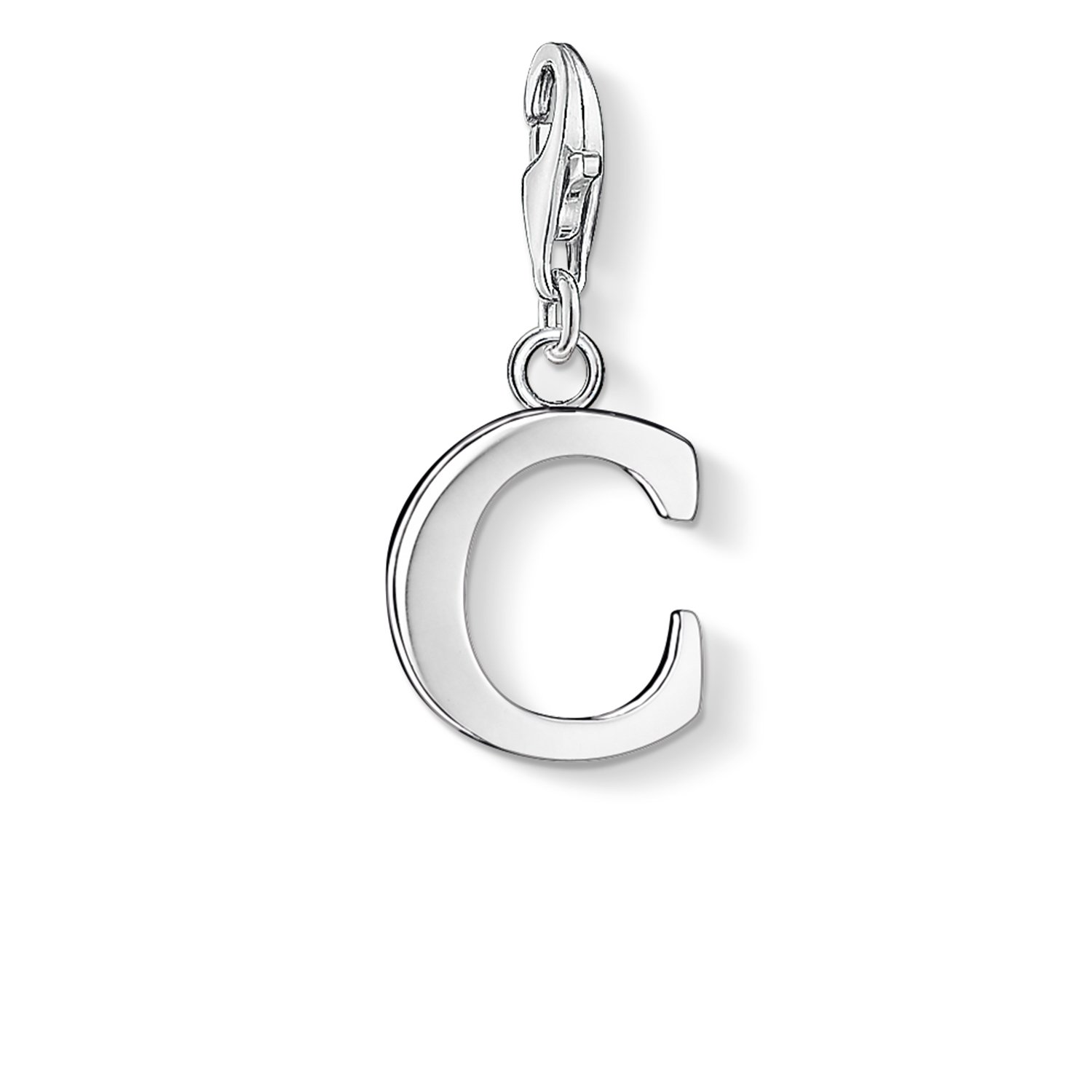 Thomas Sabo Women Charm Pendant Letter C Charm Club 925 Sterling Silver 0177-001-12