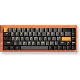 MCHOSE Ace 68 Turbo Hall Effect Gaming Keyboard, 65% CNC Aluminum, Rapid Trigger, 16K/8K Polling, Adjustable Actuation, RGB USB-C Orange