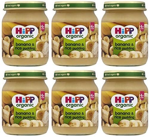 (6 PACK) - Hipp - Banana & Rice Pudding | 125g | 6 PACK BUNDLE by HiPP Organic
