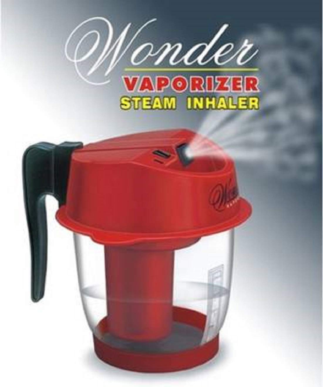WONDER Steam Inhaler Professional Plastic Vaporizer, Red Buy Online