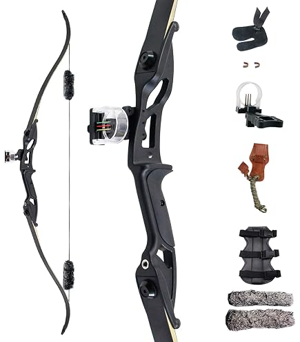 Arc Recourbé OULAY 66" ILF 20-34 Lbs – Élévateur Alu 23", Droitier, Compétition (Neuf)