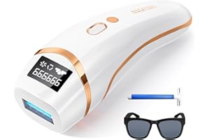 AMZGIRL Laser Hair Removal for Women Permanent IPL Face Leg Arm Back Whole Body Hair Remover, 999,999 Flashes FDA Cleared Home Use Device
