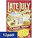 LATE JULY Organic Classic Rich Crackers, 6 Ounce Boxes (Pack of 12)