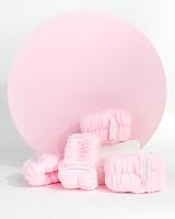 Brushworks Microfibre Wrist Wash Bands Duo Pink 2 Pairs Face Washing Absorbent view 2