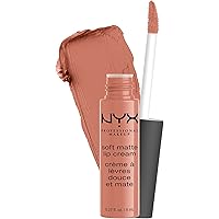 NYX PROFESSIONAL MAKEUP Soft Matte Lip Cream, Lightweight Liquid Lipstick - Athens (Matte Peach Beige)