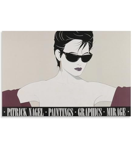 Amazon.com: Gallerygems Patrick Nagel Untitled #93