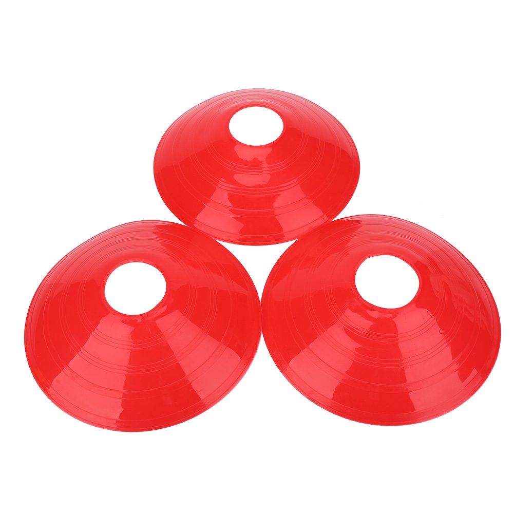 10 pcs Football Cones Discs Marker Practical Field Training Cone Soccer