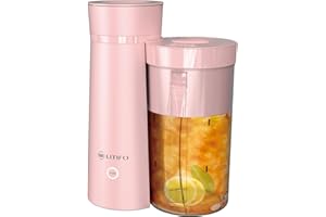LITIFO Iced Tea Maker and Iced Coffee Maker Brewing System with 2-quart Pitcher, Perfect For Fruit Infused Tea, Lemonade, Flavored Water (Pink)