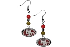 Siskiyou Sports NFL Fan Bead Dangle Earrings