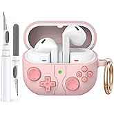 AhaStyle Silicone Case for Samsung Galaxy Buds 3 FE (2025) / Galaxy Buds3 / Galaxy Buds3 Pro (2024) with Cleaning Kit Retro Handheld Game Console Design Skin Cover for Samsung Galaxy Buds3 Series