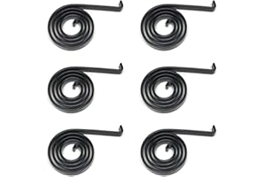 Vital All-Terrain 6 Pack Universal Flat Coil Spring for Dump Truck Tarp System Replaces Buyers 3011876 - Heavy Duty Torsion S