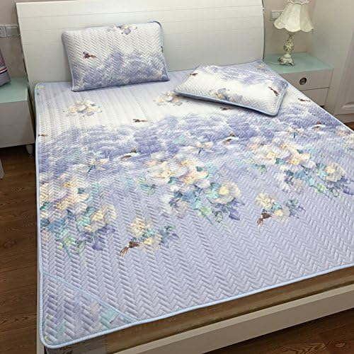 Summer Tencel Air Conditioning Soft Seat/Ice Silk Mat/Washable Washing Machine Wash Clothes-E Queen1