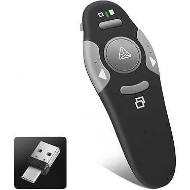 Mando Inalámbrico De Control Remoto Para Presentaciones De Powerpoint Y