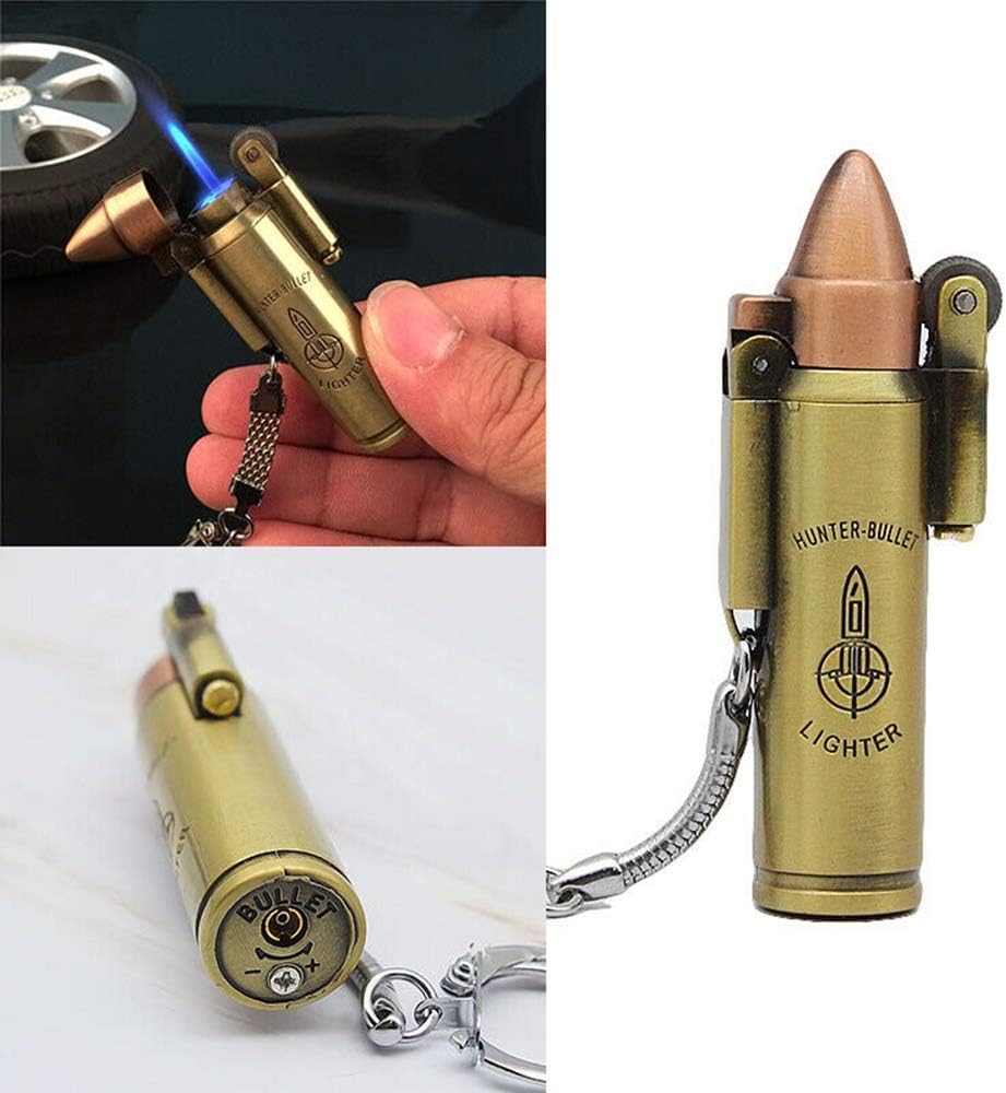 ZHENDUO Classic Jet Turbo Butane Flame Lighter Windproof Refillable Creative Mini Metal Ball Shape Keychain Bag Portable Cigarette Gift Outdoor