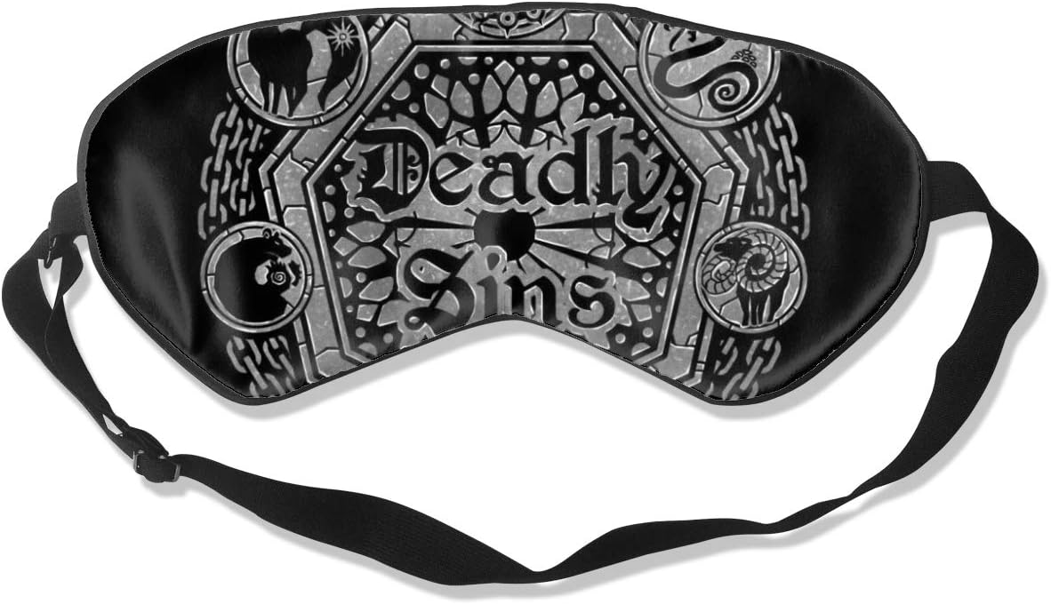 Sleeping Mask 100 Blackout,Seven Deadly Sins Shield Sleep Mask,Night Masks,Super