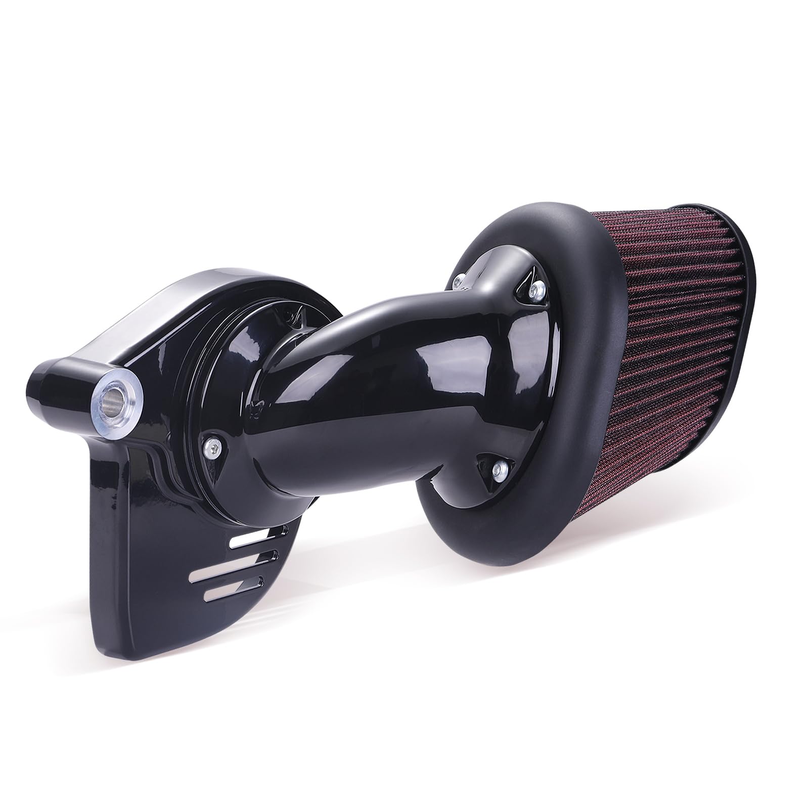 Photo 1 of Heavy Breather Extreme High Flow Air Cleaner Intake Filter for Harley Touring, Softail, Street Electra Road King Glide, CVO,Ultra,2018-2025 (Gloss Black)