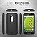 Droid Maxx 2 Case, MoKo [Shock Absorption] Slim Dual Layer Protective Case with Soft Silicone Bumper and Rigid PC Back Cover for Motorola Droid Maxx 2 / Moto X Play - Black