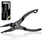WORKPRO 4.5 Inch Long Nose Slip Joint Pliers, Small Pliers for Tight Spaces | Needle Nose for Greater Reach, Alloy Steel, Two-Position, Anti-Rust Coating, Precision Grip, Pocket Size, Everyday Carry