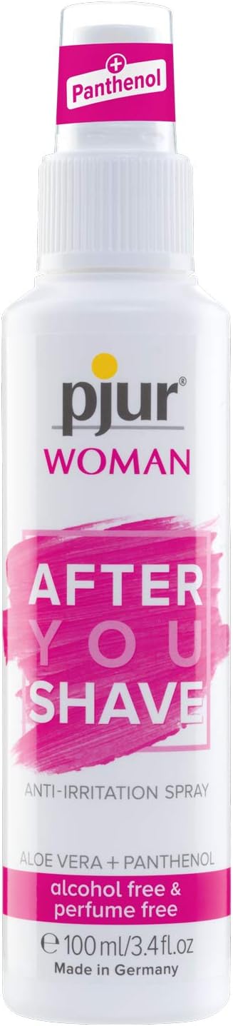 pjur Woman After You Shave - Care Spray with panthenol - for The Sensitive Female Intimate Area - say Goodbye to Razor Bumps (100ml)