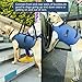 Coodeo Dog Lift Harness, Pet Support & Rehabilitation Sling Lift Adjustable Padded Breathable Straps for Old, Disabled, Joint Injuries, Arthritis, Loss of Stability Dogs Walk (Blue, XL)