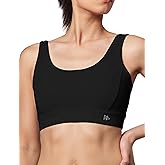 Yvette Sports Bras for Women Lightweight Series Yoga Bras Soft U Back Workout Tops with Detachable Pads