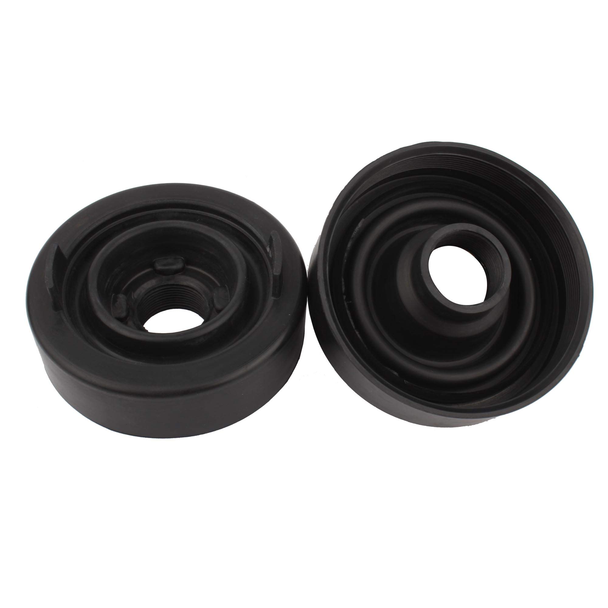TOMALL Replacement LED Headlight Dust Cover 75mm 2.95inch Rubber Seal with 20mm Hole (Pack of 2)