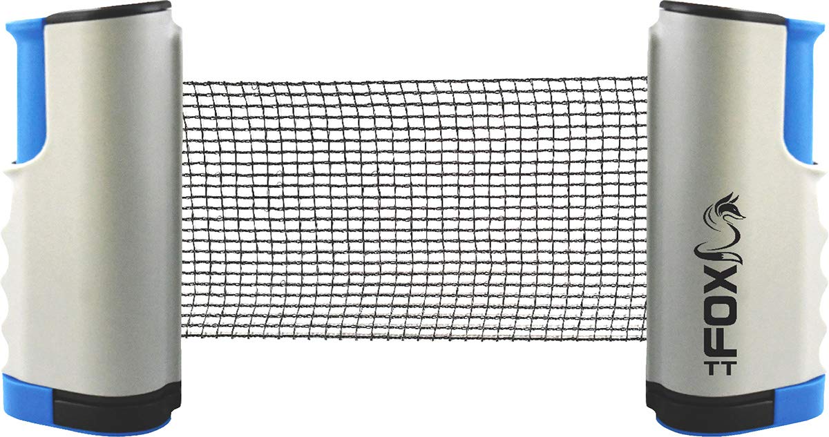 Fox Nets Unisex's Fox TT Retractable Table Tennis Net, Multi-Coloured, One Size