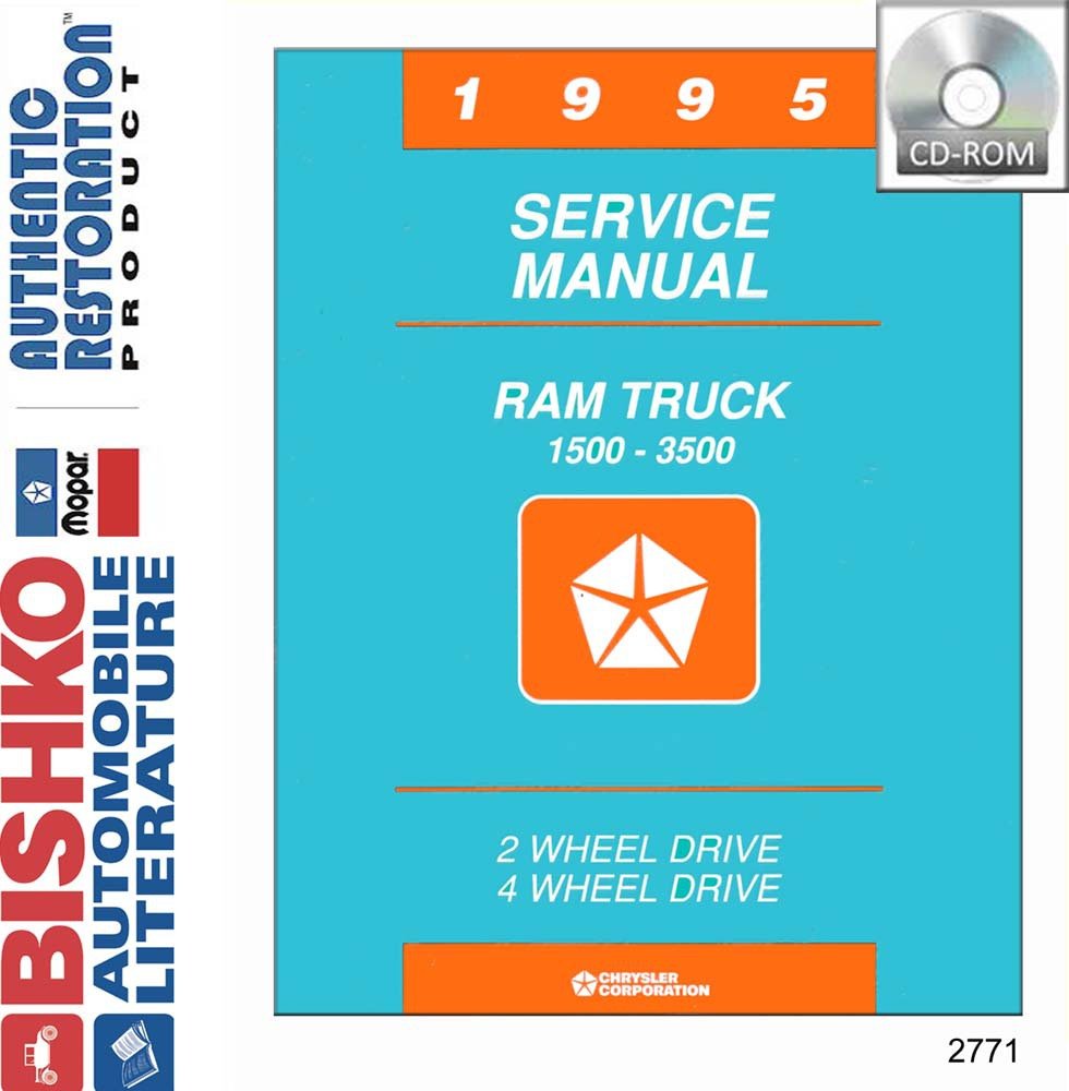 Amazon.com: bishko automotive literature 1995 Dodge 1500-3500 Ram Pickup  Truck Shop Service Repair Manual CD Engine: Automotive