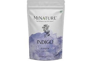 Mi Nature Indigo Leaf Powder 227g (8oz) |Pure Herbal Tint for Dark Hair Color | Natural Tinctoria Powder