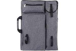 huyear Art Portfolio Case 18 x 24 inch,Big Art Portfolio Bags for Supplies Artwork/Poster Board/Project/Drawing Case Large Art Portfolio/Display Screen Carrying and Traveling